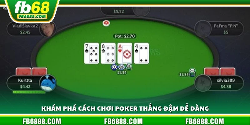 Khám phá cách chơi Poker thắng đậm dễ dàng